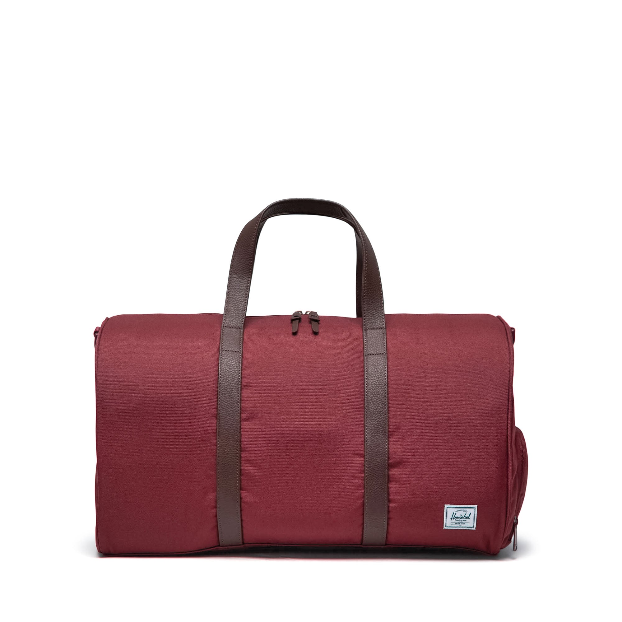 Herschel Novel Duffle mens travel duffle bag with shoe compartment