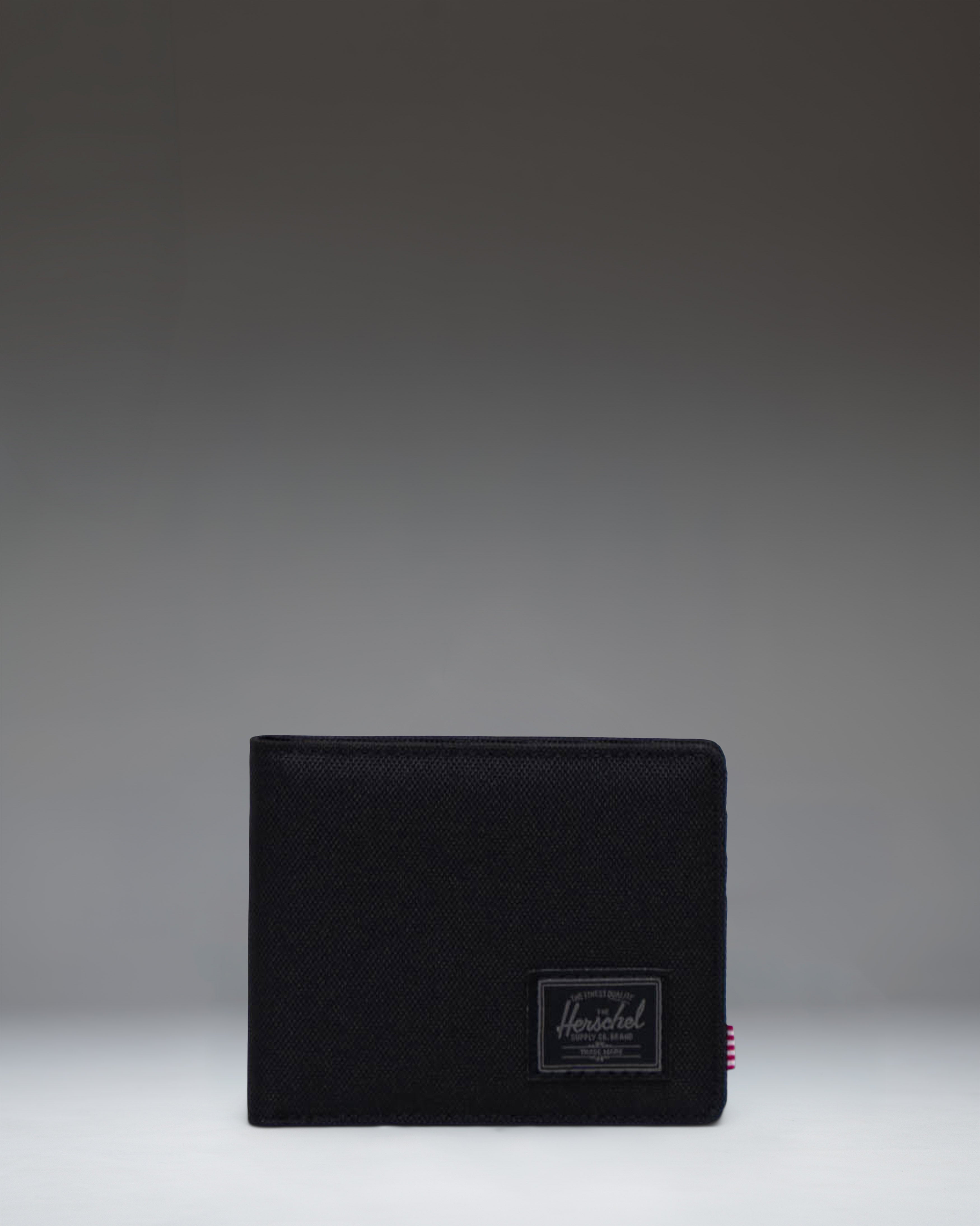 ★HTC BLACK  LARGE WALLETBLACK x BLACK★ Roy Wallet – Herschel Supply Co. USA