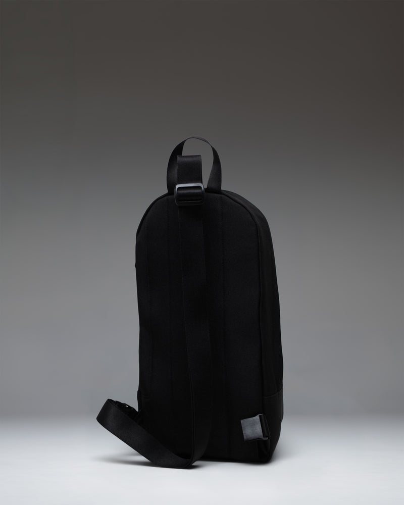 Herschel Heritage Shoulder Bag in Black Tonal, showing an alternate view of the product.