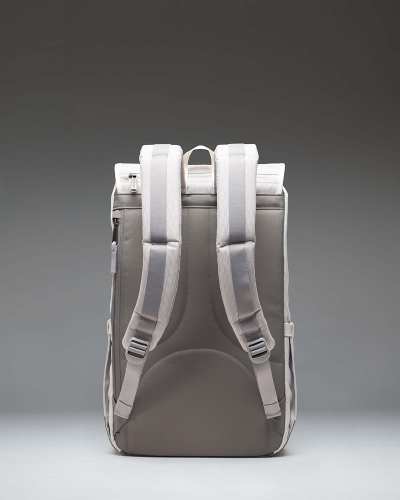 Herschel Little America Backpack in Vapor Diamond/Charcoal Gray, showing a detailed view.