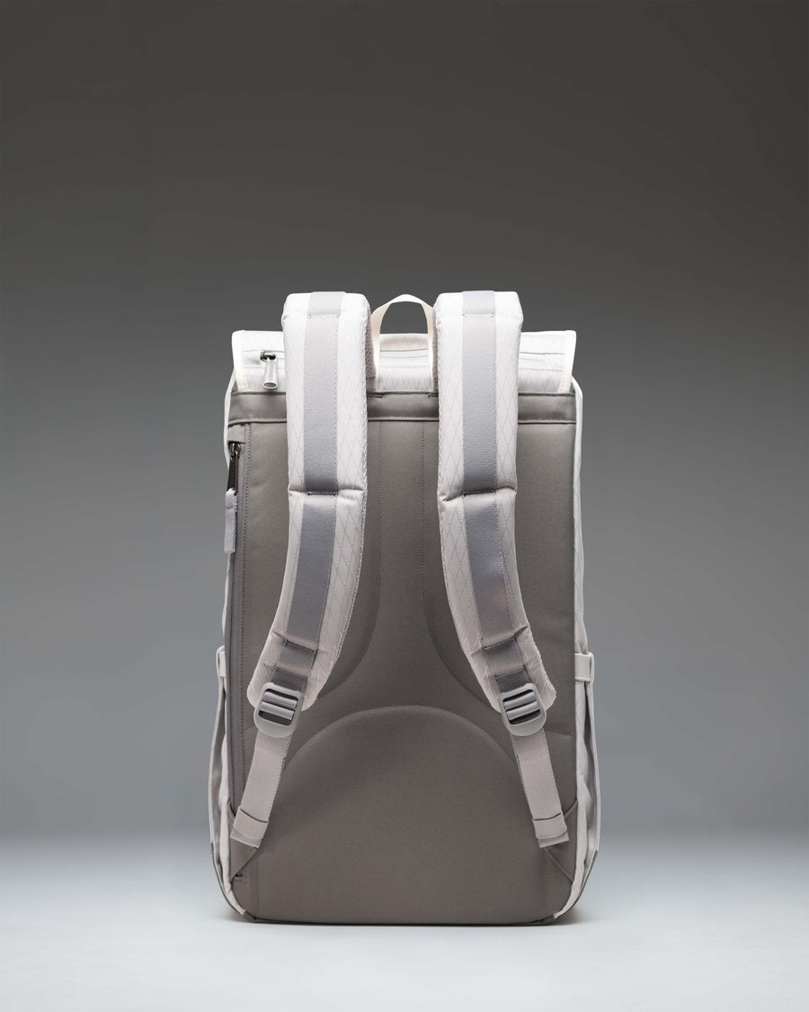 Herschel Little America Backpack in Vapor Diamond/Charcoal Gray, showing a detailed view.