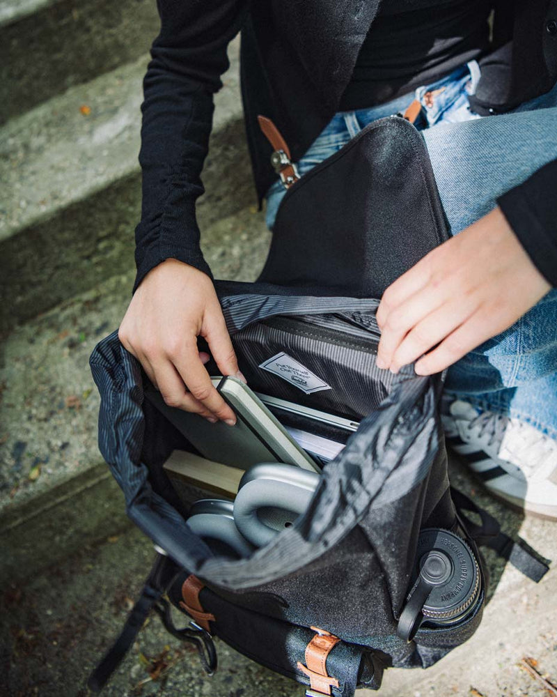herschel backpack size guide Pop Quiz Supply Co. USA A spacious everyday staple made from recycled materials with room for a laptop and everything in between. Classic Backpack - Moody Bloom