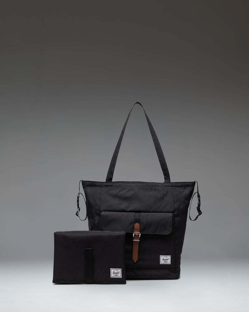 herschel travel tote bag black Supply Co. Alberni | Weather Resistant, 23L, The sophisticated Moonbeam colour adds a touch of elegance All Season Gear Tote 33L