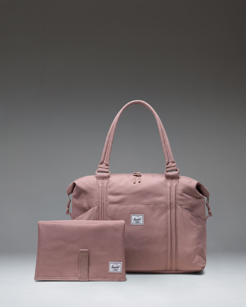 Herschel Supply Co. Strand Duffle Diaper Bag in Ash Rose.