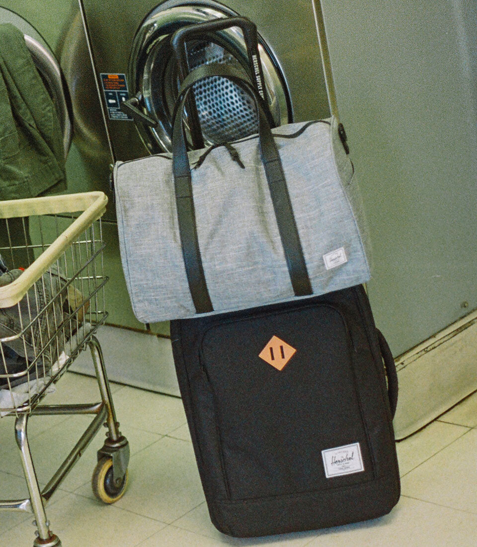 herschel backpack as carry on Heritage Hardshell Large Exp A padded sleeve fits laptops up to 16 inches Herschel Heritage Hardshell Pro Large
