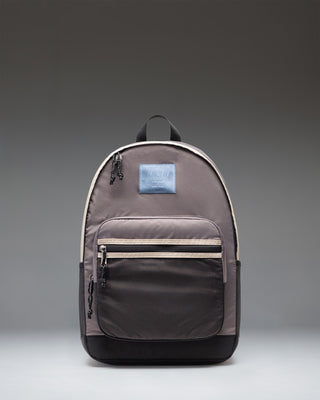Herschel Supply Co. Kaine Backpack in Dark Gull Gray, featuring a multi-compartment design with adjustable straps and classic logo detail.