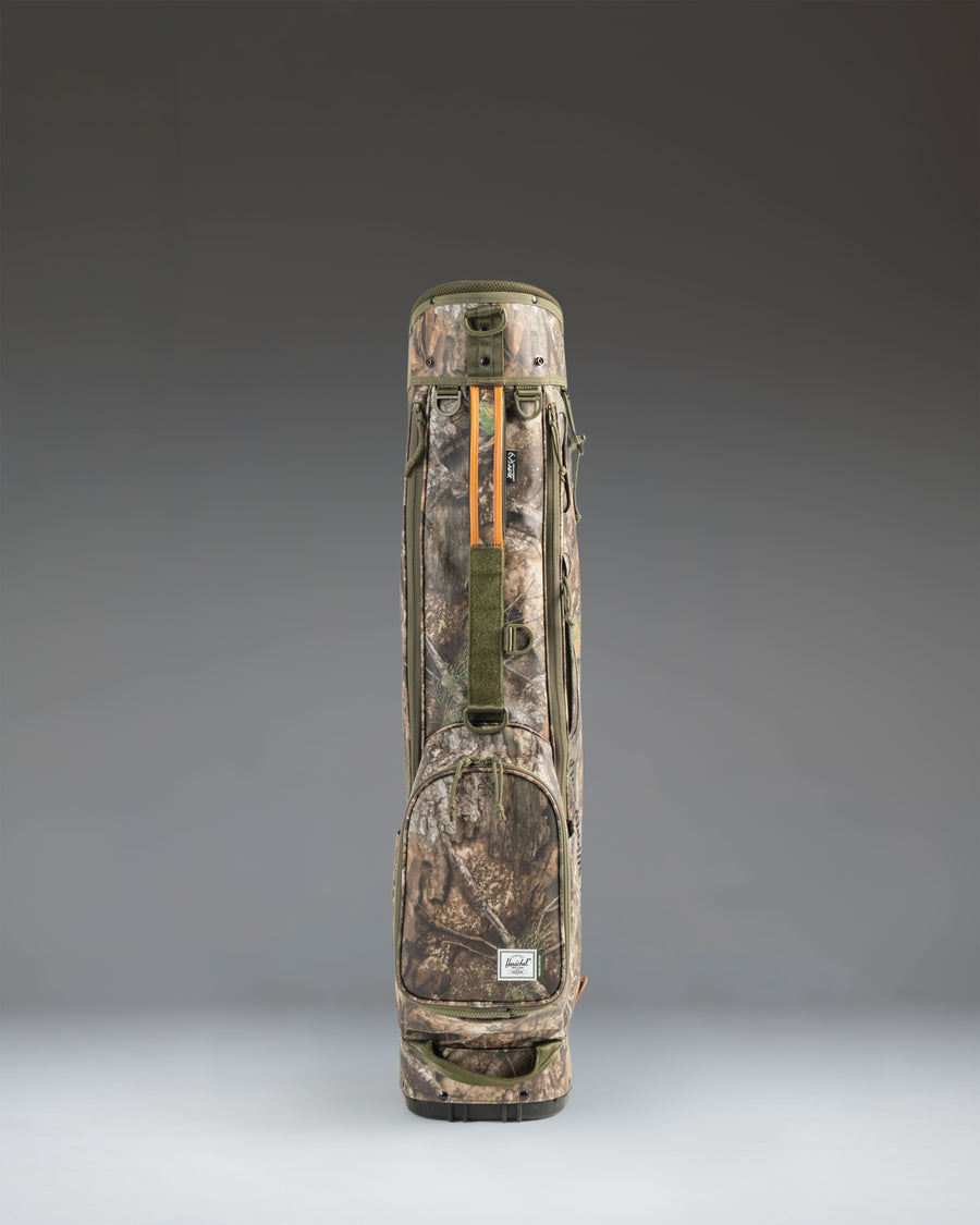 Realtree Herschel Watt Sunday Bag in Realtree APX Camo print.