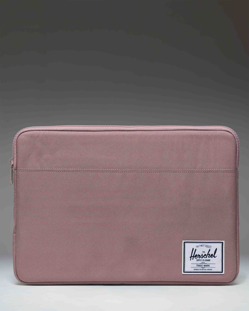 Herschel Supply Co. Anchor 15-16 Inch Laptop Sleeve in Ash Rose pink.