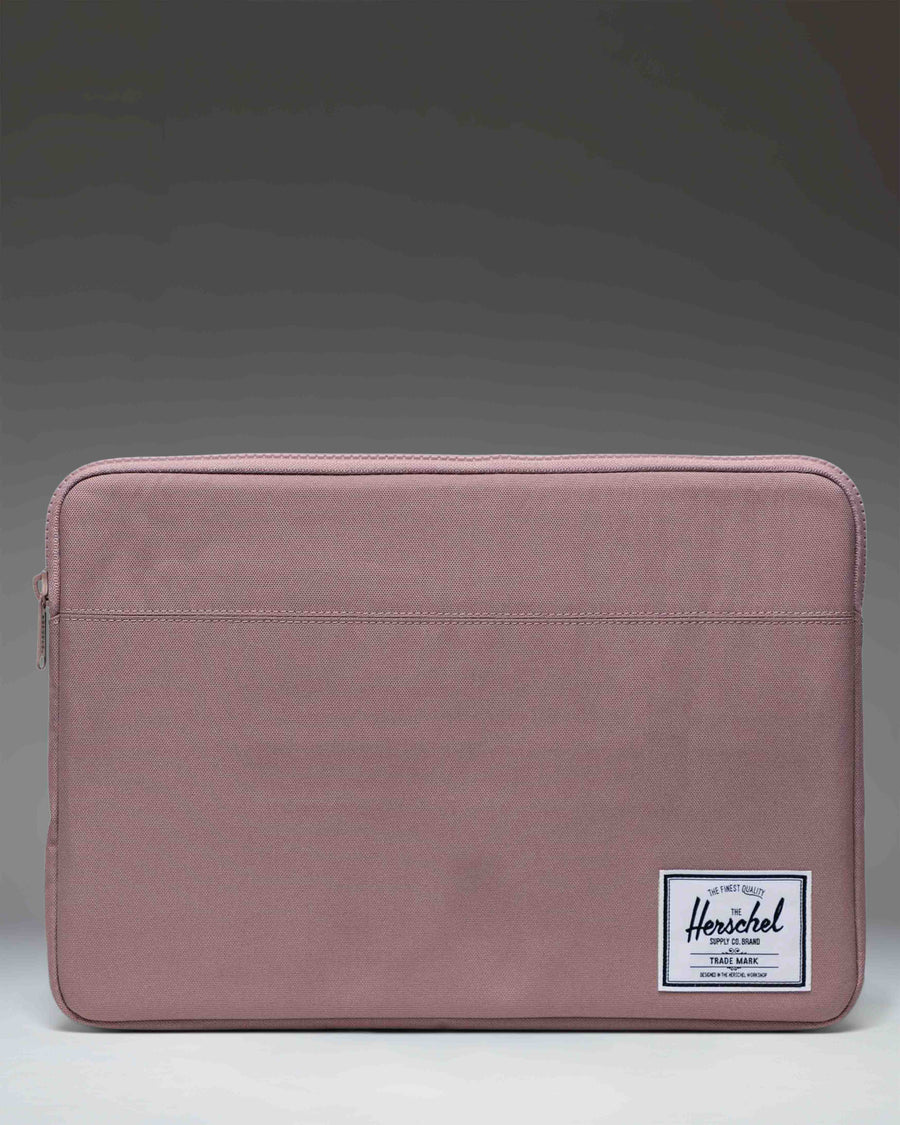 Herschel Supply Co. Anchor 15-16 Inch Laptop Sleeve in Ash Rose pink.