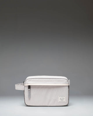 Herschel Supply Co Chapter Travel Kit in Vapor Diamond and Charcoal Gray.
