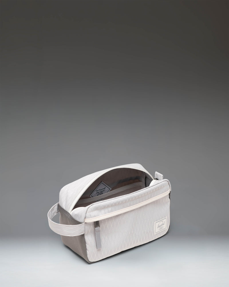Herschel Supply Co. Chapter Travel Kit in Vapor Diamond and Charcoal Gray.