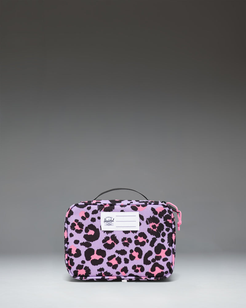 Herschel Supply Co. Little Herschel Heritage Pencil Case in Scribble Leopard Sachet Pink pattern.