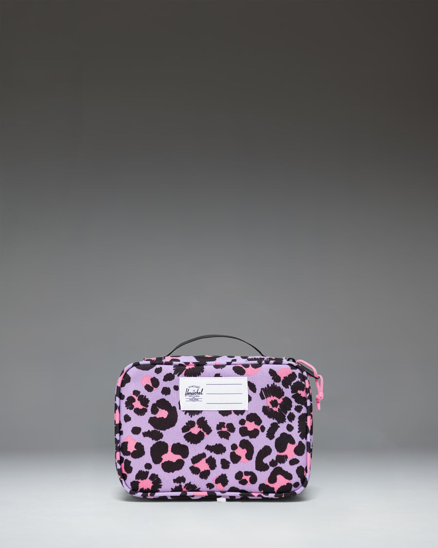 Herschel Supply Co. Little Herschel Heritage Pencil Case in Scribble Leopard Sachet Pink pattern.