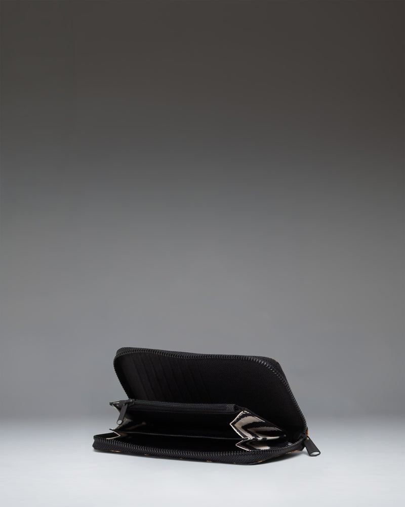 Herschel Supply Co Thomas Wallet in Digi Leopard Light Large print, showing the patterned exterior.