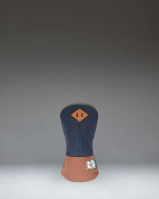 Herschel Heritage Driver Head Cover in Navy/Saddle Brown.