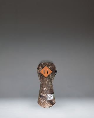 Herschel Supply Co. Realtree Heritage Hybrid Head Cover in Realtree APX Camo pattern.