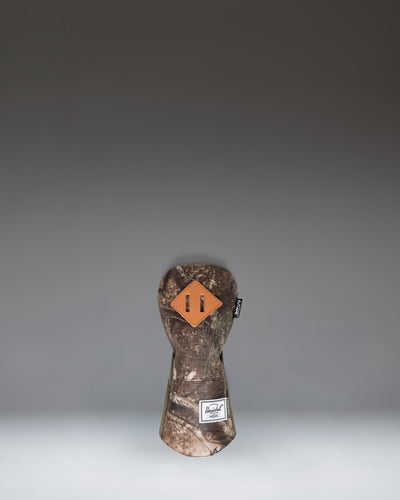 Herschel Supply Co. Realtree Heritage Hybrid Head Cover in Realtree APX Camo pattern.