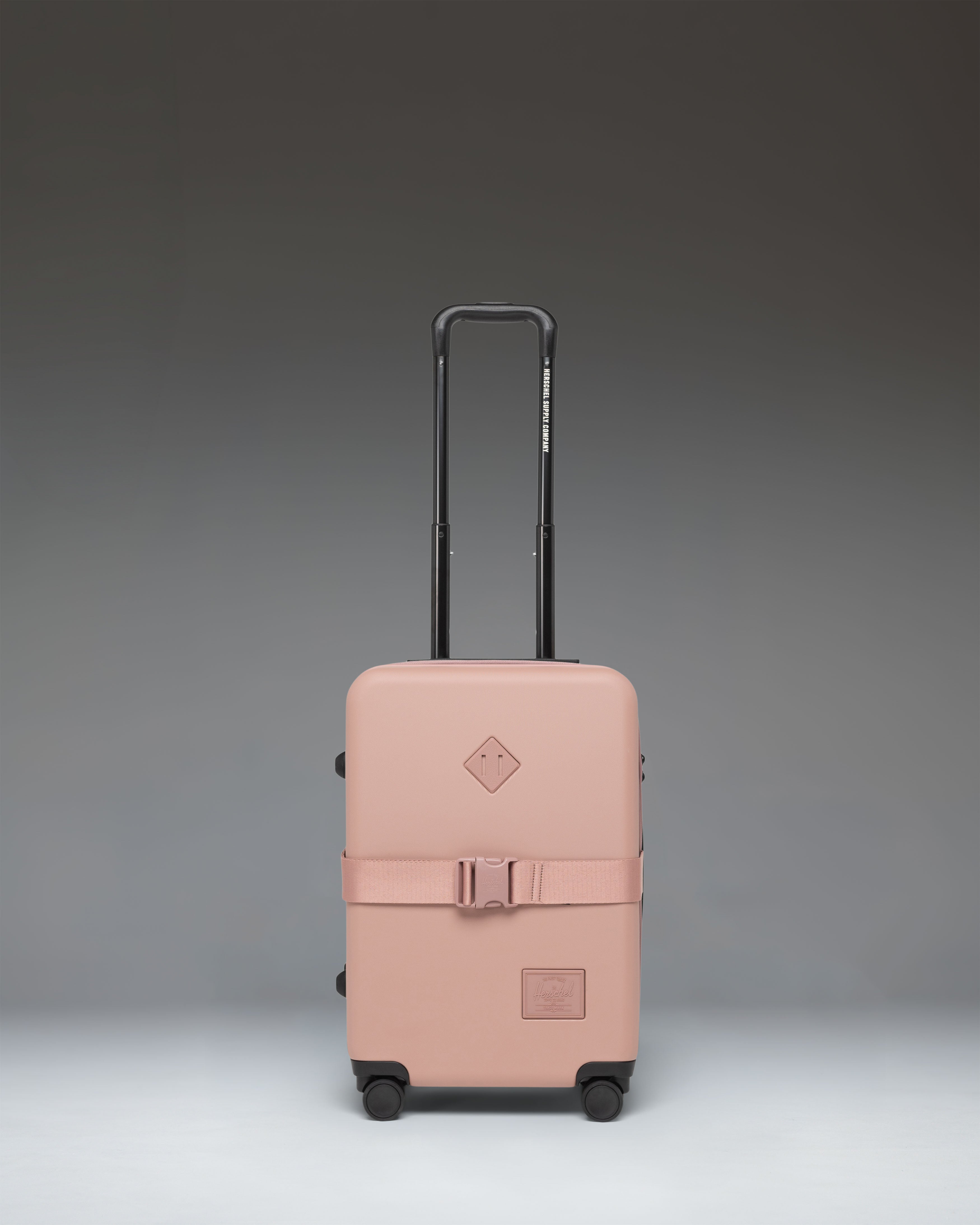 herschel backpack as carry on Heritage™ Hardshell Large Exp Color:NEAR CLEAR/FIRE TAIL Burberry Beige Check Canvas Action_specs002:Medium Made with 100% recycled