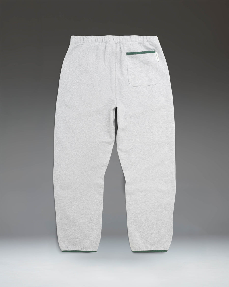 Men's Performance Sweatpants in Heather Light Grey by Herschel Supply Co. Front view showing a classic athletic fit and comfortable waistband.