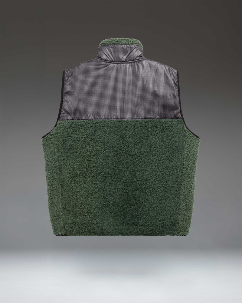 Herschel Supply Co. Men's Performance Fleece Vest in Pineneedle green.