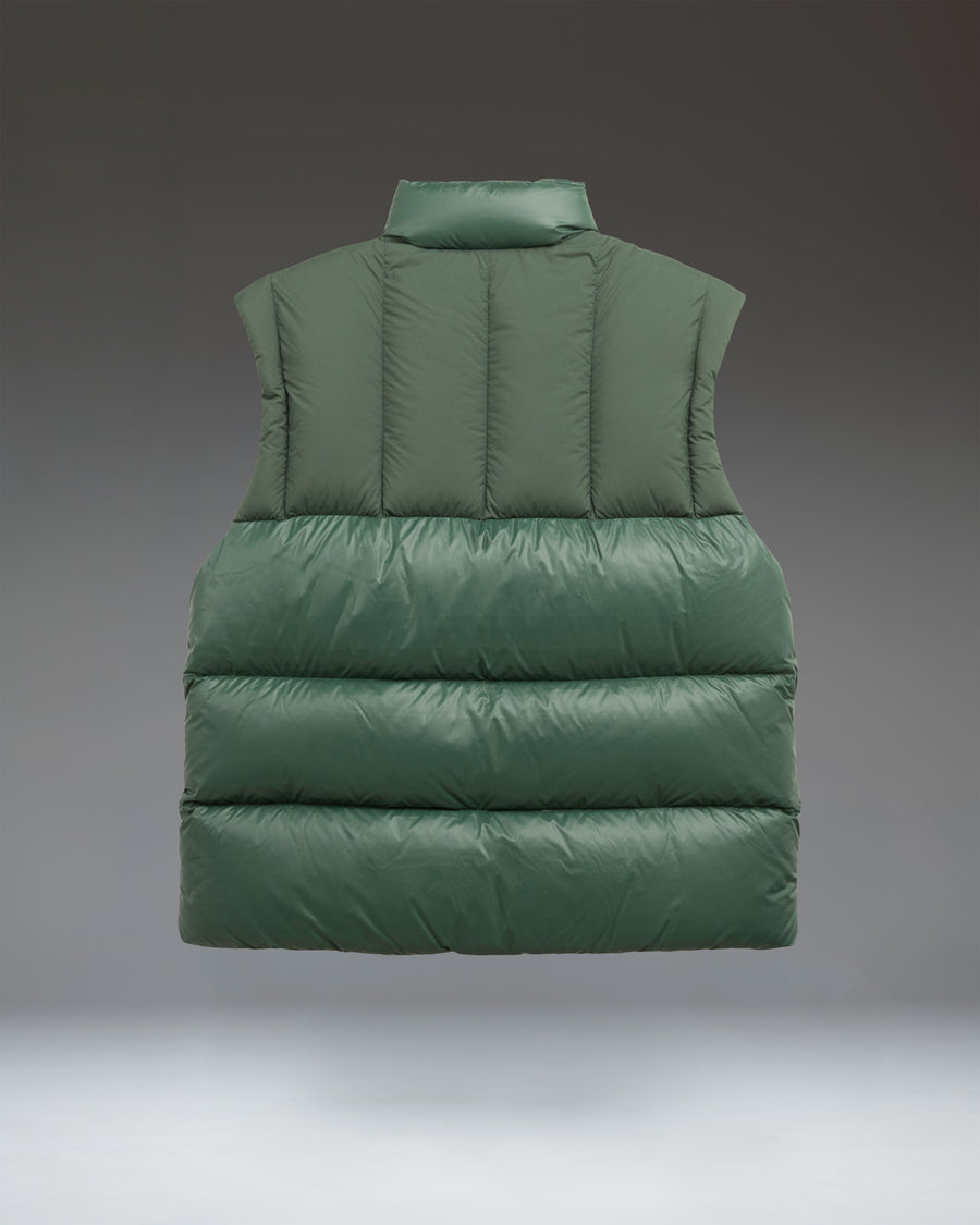 Herschel Supply Co. Men's Puffer Vest in deep Pineneedle green.