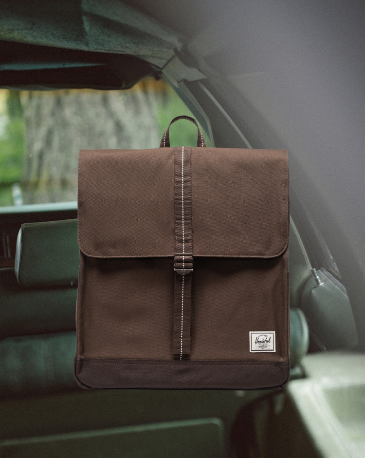Herschel Supply Co. City Backpack in Brown Slate/Delicioso colorway.