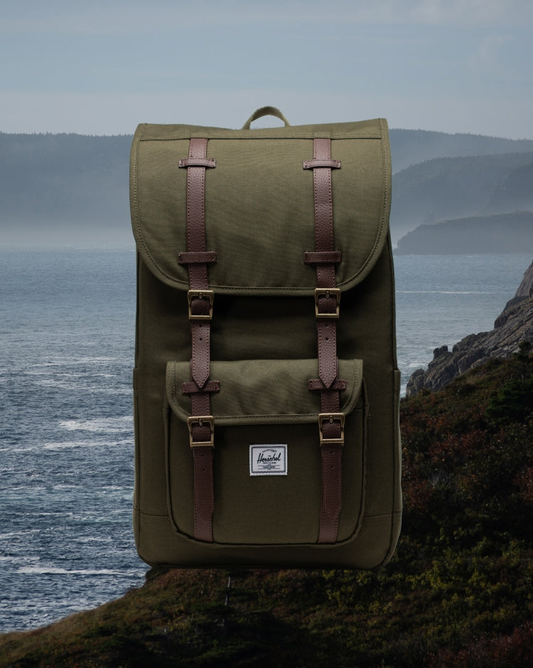 Herschel Supply Co. Little America Backpack in Ivy Green.