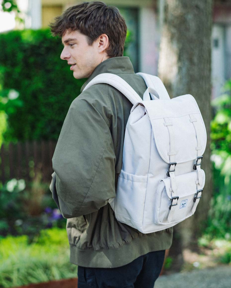 Herschel Supply Co. Little America Mid Backpack in Moonbeam.