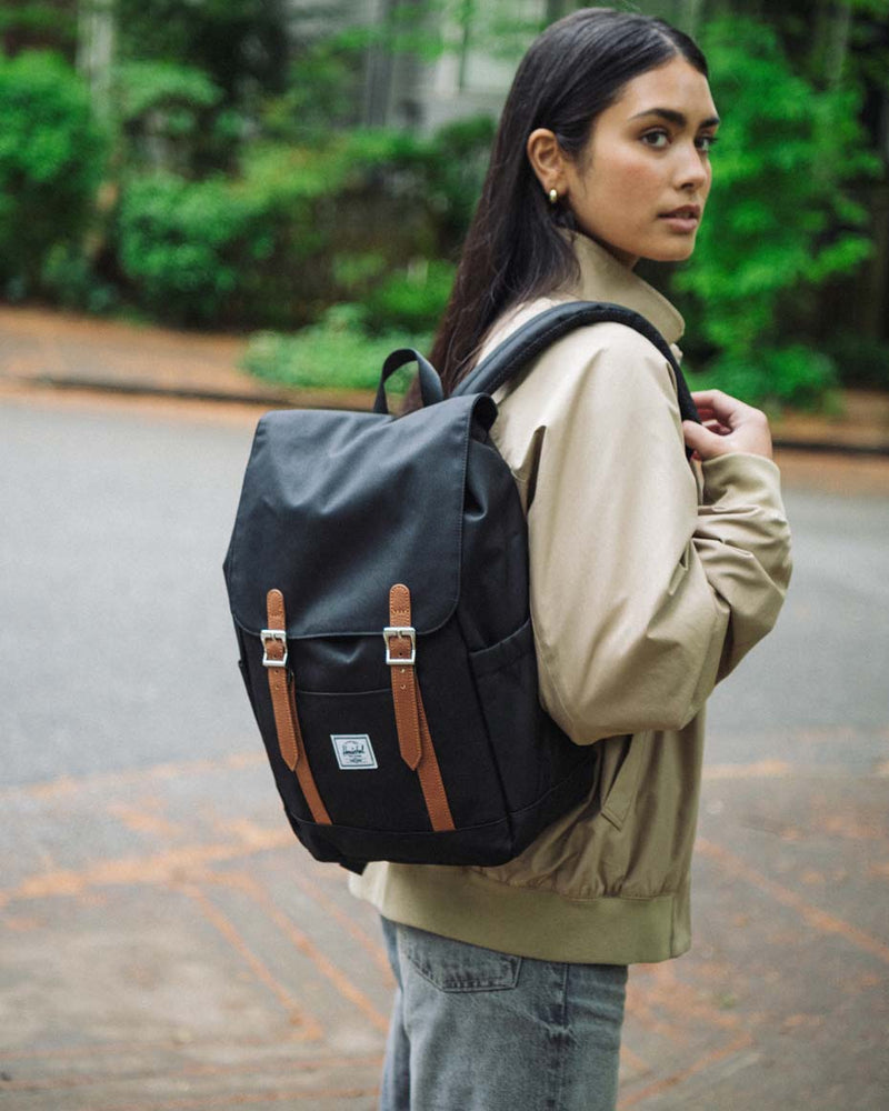 herschel backpack retreat black Small Internal storage sleeve Herschel Supply Co. Unisex Retreat