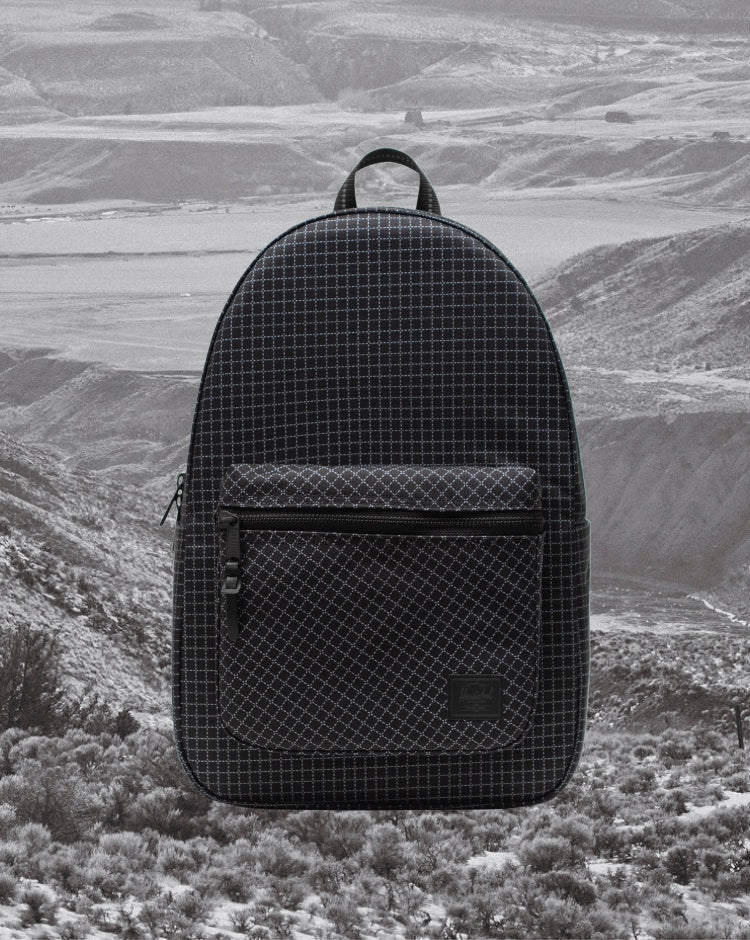 Herschel Supply Co. Settlement Backpack in Grid - Black.
