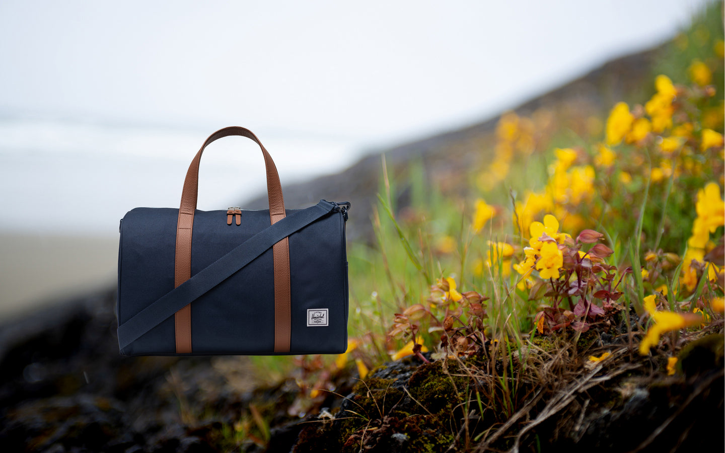 Herschel Supply Co. Novel Carry On Duffle bag in Navy.