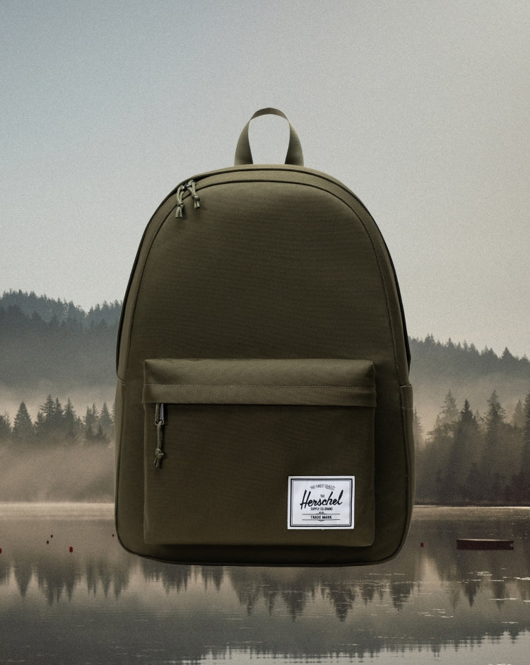 Herschel Classic XL Backpack in Ivy Green.