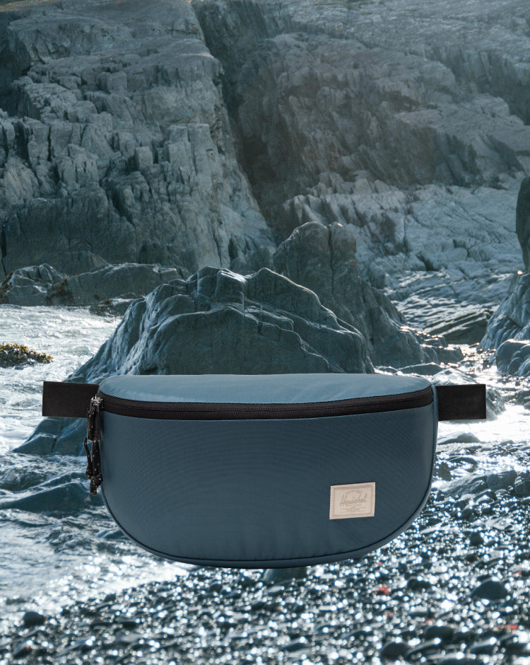 Herschel Supply Co Kaine Hip Pack in Mediterranea blue.
