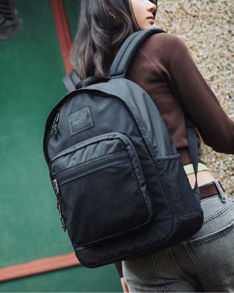herschel backpack green nylon - Survey ivy Reimagined with twill fabric and vegetable tanned genuine leather details Herschel Supply Co. Retreat Quilted