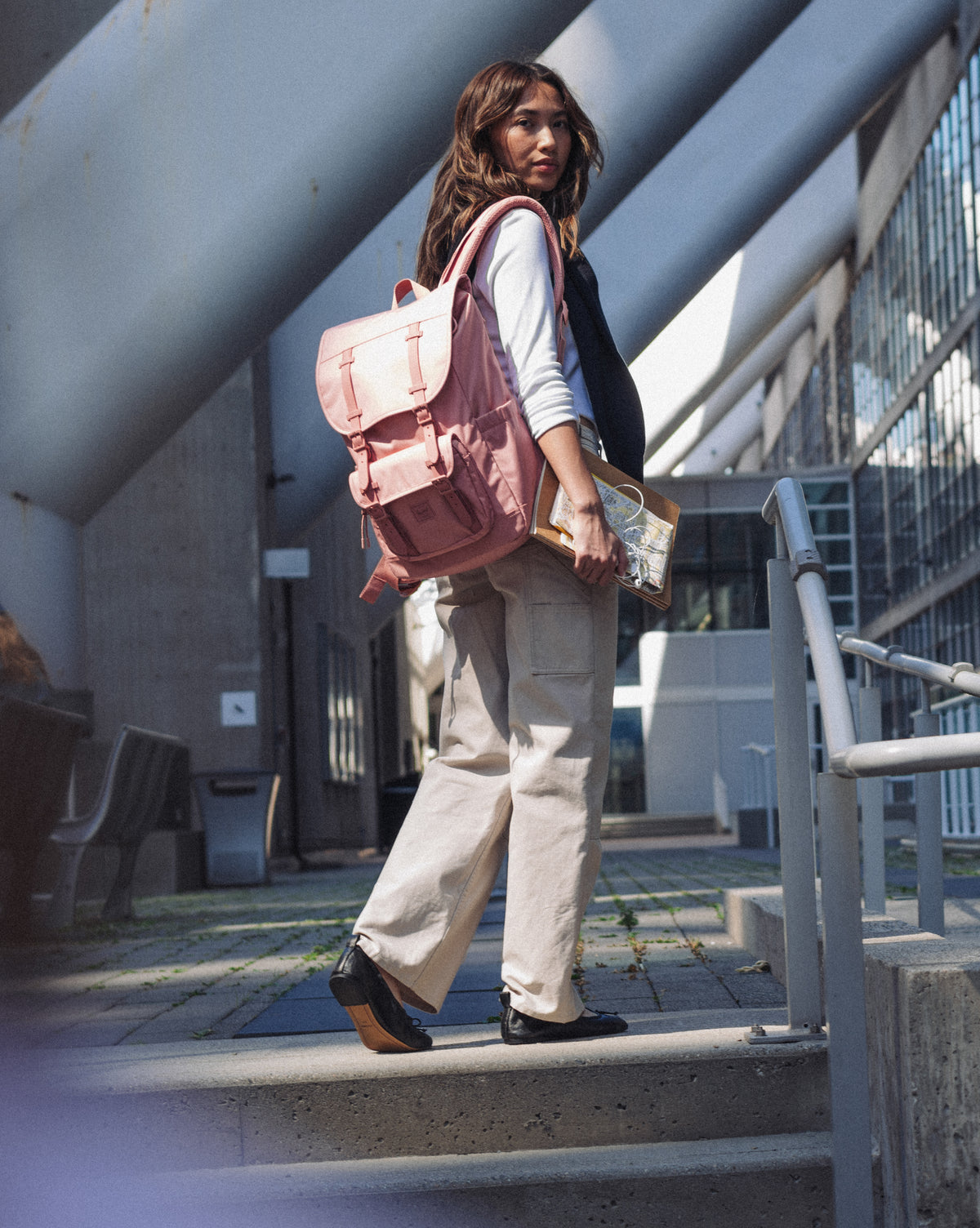 Herschel Little America Mid Twill – fotografie modelu