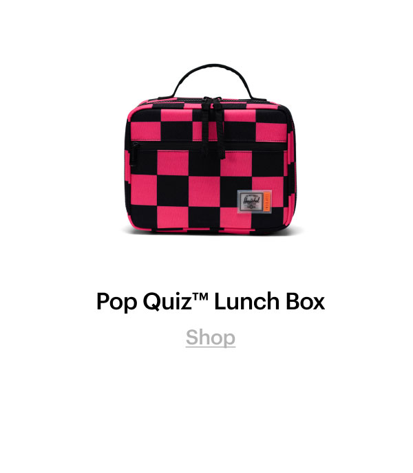  Pop Quiz Lunch Box 