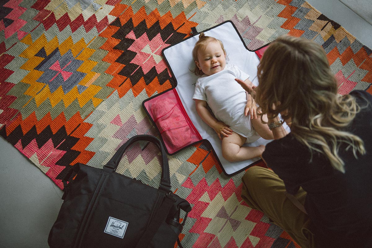 herschel nappy bag