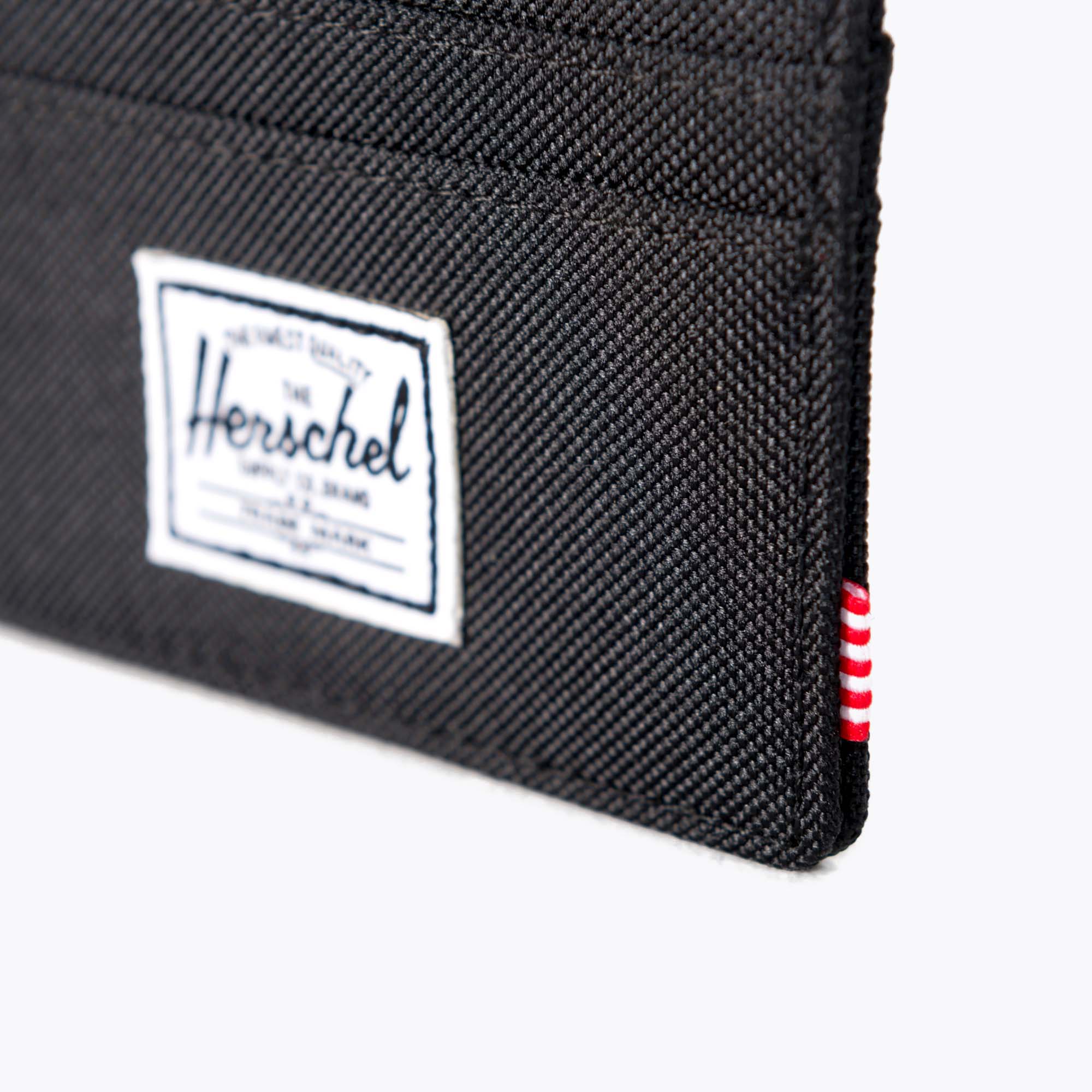 Mens Accessories Wallets and cardholders Synthetic Charlie Cardholder Wallet in Black for Men Herschel Supply Co Save 30% 