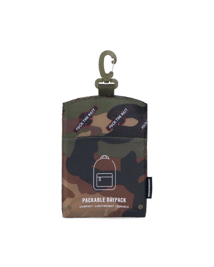 herschel packable daypack camo