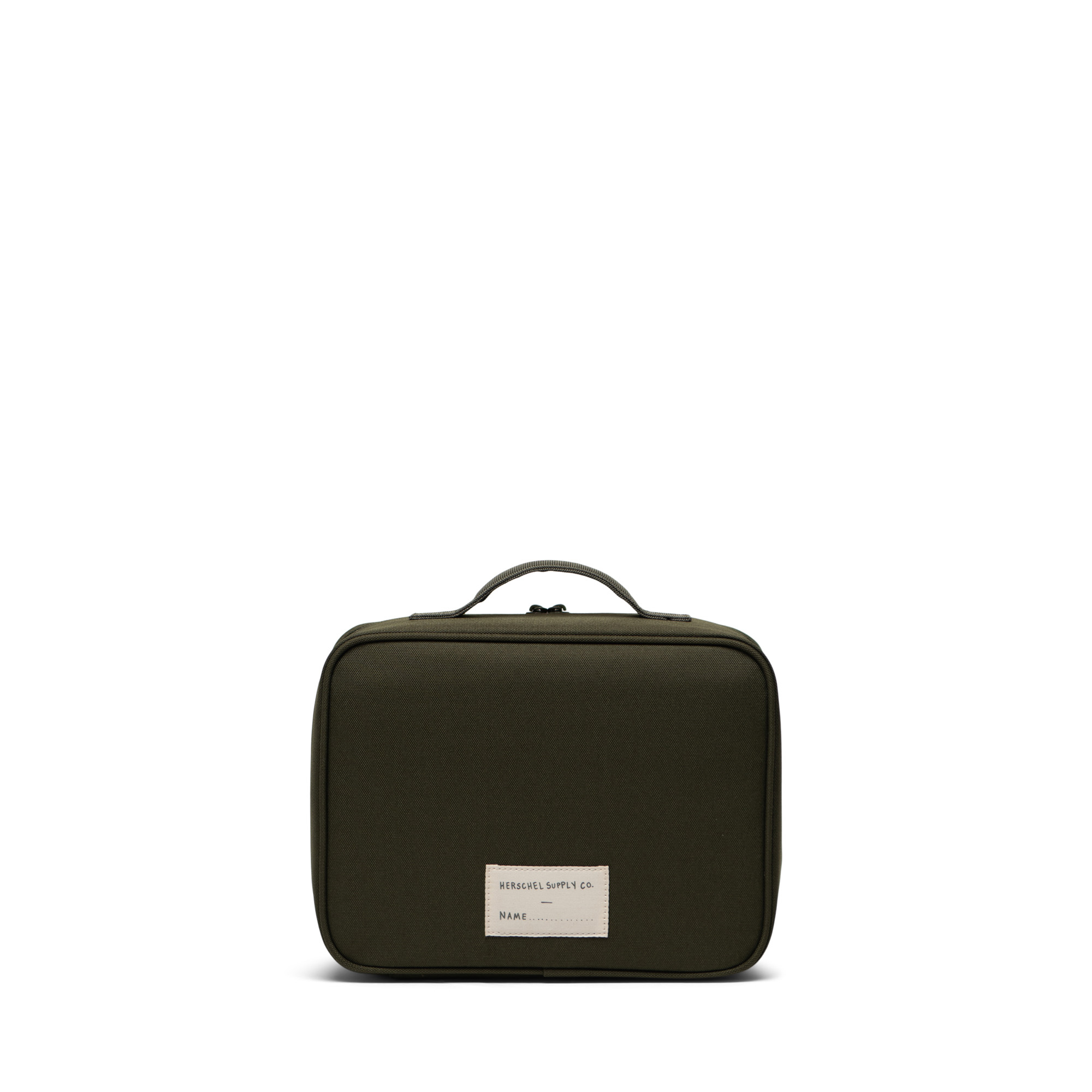 Herschel Supply Co. Pop Quiz Blurry Floral Lunch Box in Black