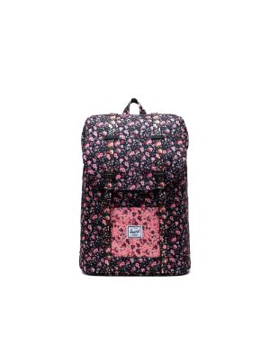 herschel pink floral backpack