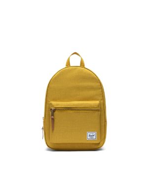 yellow and grey backpack