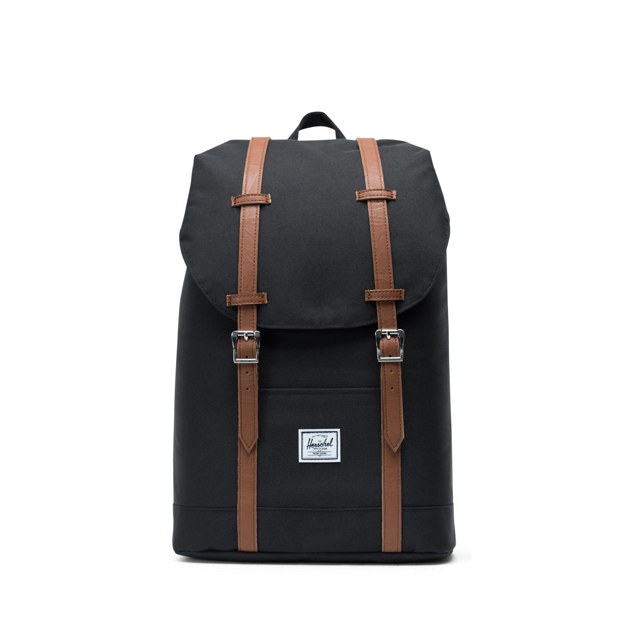Herschel Retreat Mid-Volume Backpack Black / Mode & Accessoires Taschen Rucksäcke 