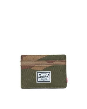 HERSCHEL SUPPLY CO Charlie Wallet Compact Slim genuine Camo New Rare RFID Block