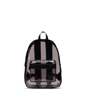 black transparent backpack