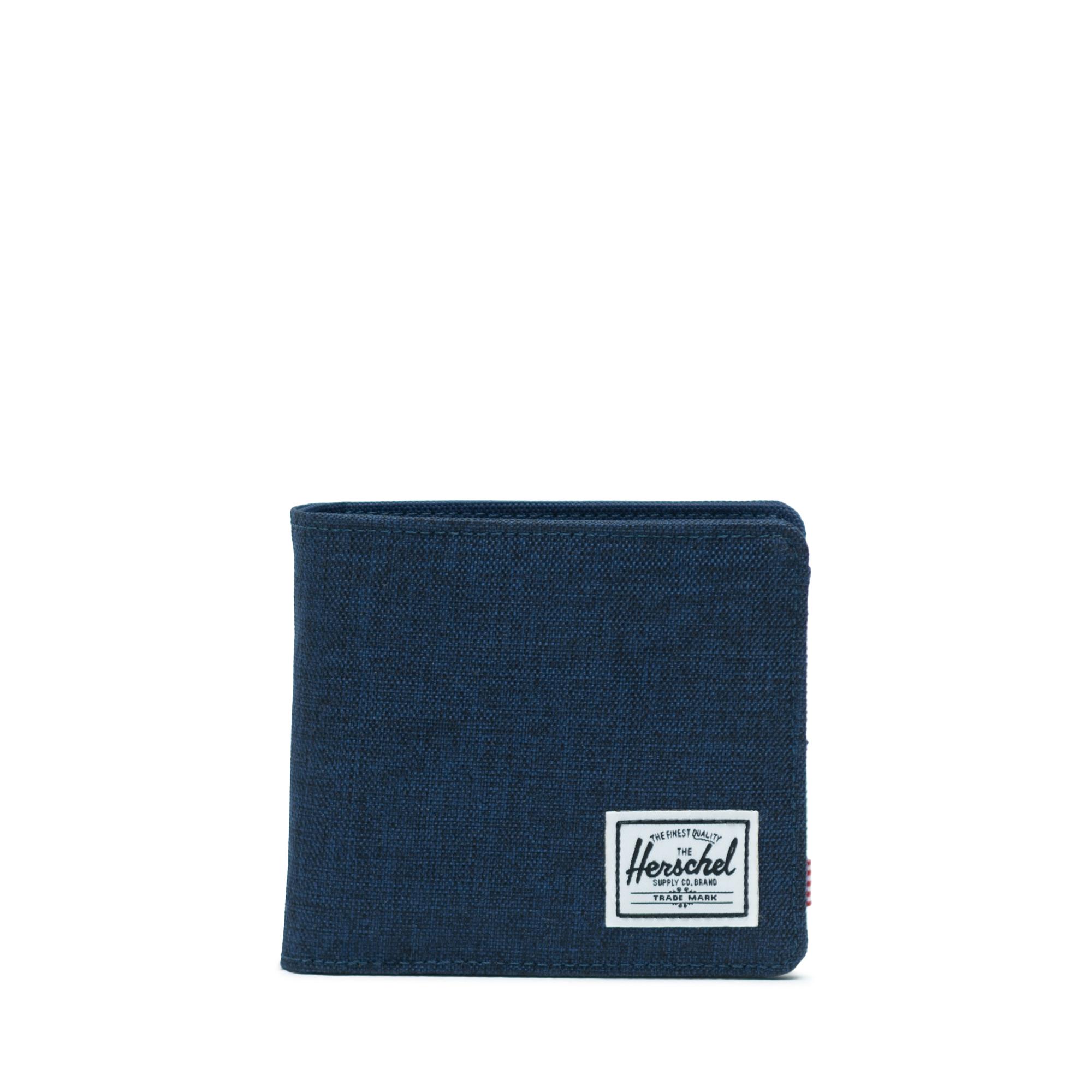 blue leather coin purse