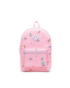 neon candy coral pink backpack