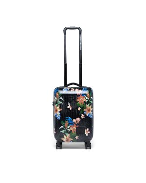 hard shell floral suitcase