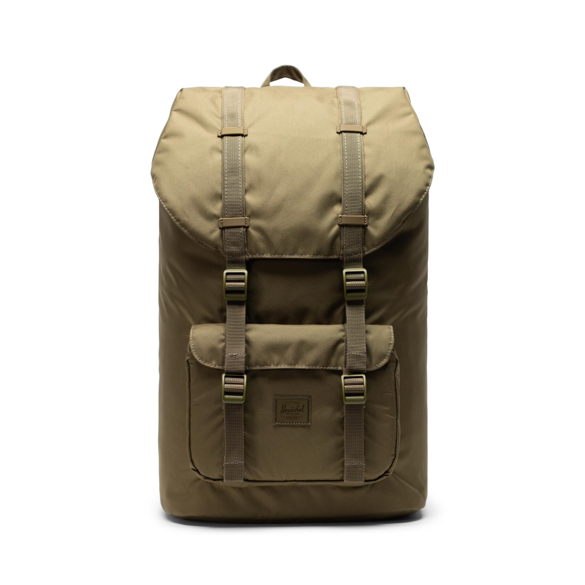 logo lined mesh pocket backpack