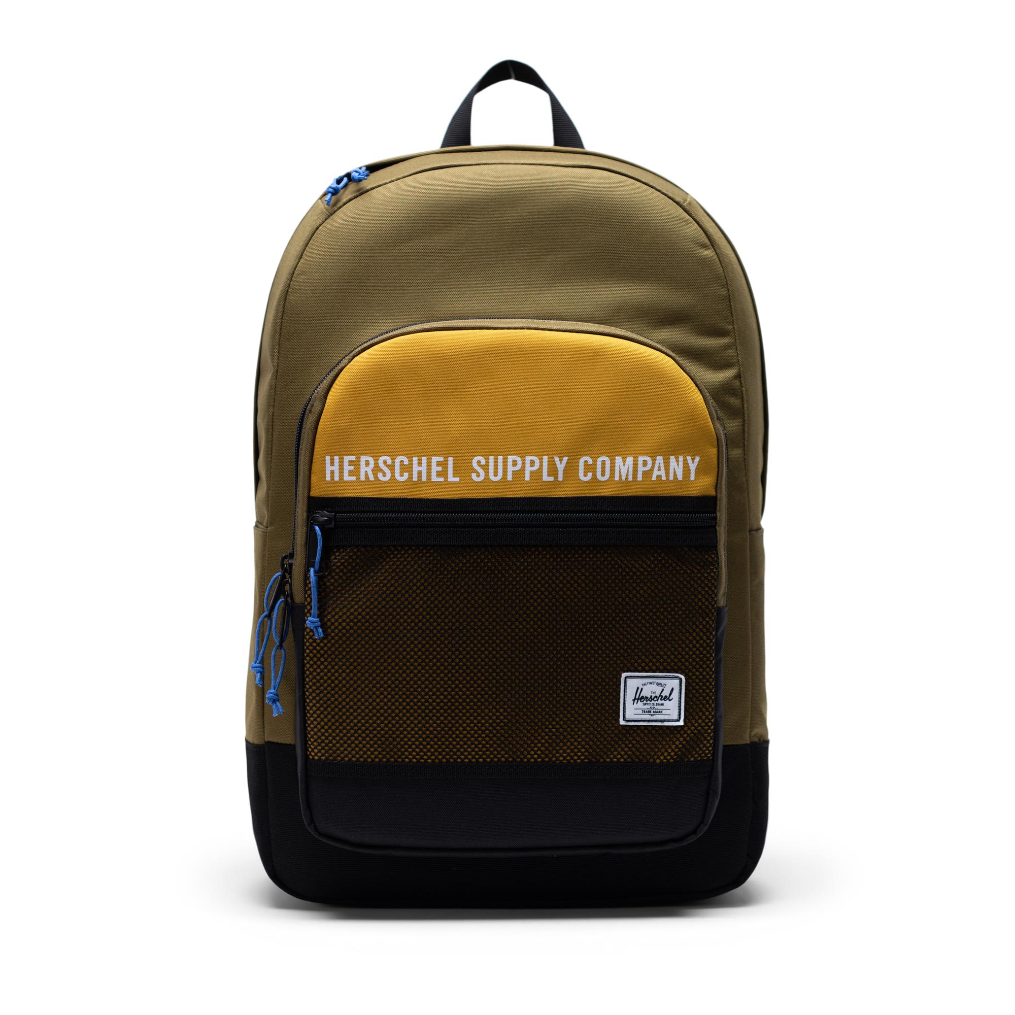 yellow herschel backpack